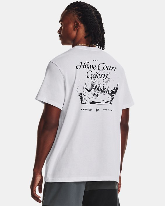 Men's Curry Cook Heavyweight Short Sleeve in White image number 1